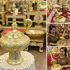 ผอบ-รุ่นลงรักปิดทอง-ประดับกระจกสี-ราคา-2300-บาท