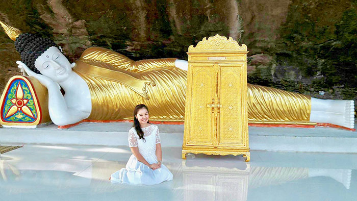 ตู้พระไตรปิฎกปิดทอง ทั้งหลัง