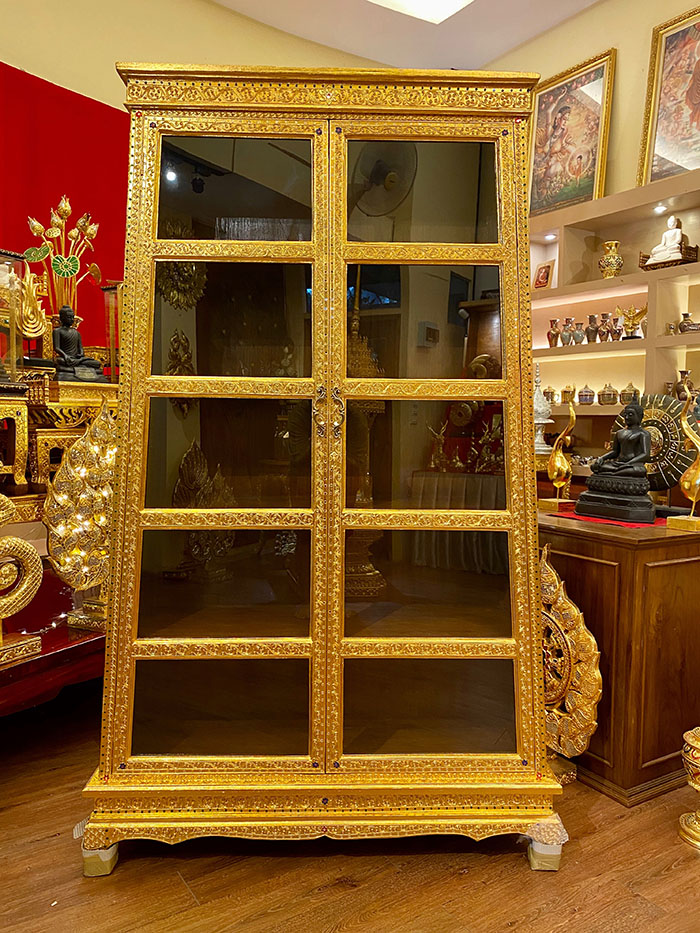 ตู้พระไตรปิฎกไม้สัก ราคา 32000 บาท
